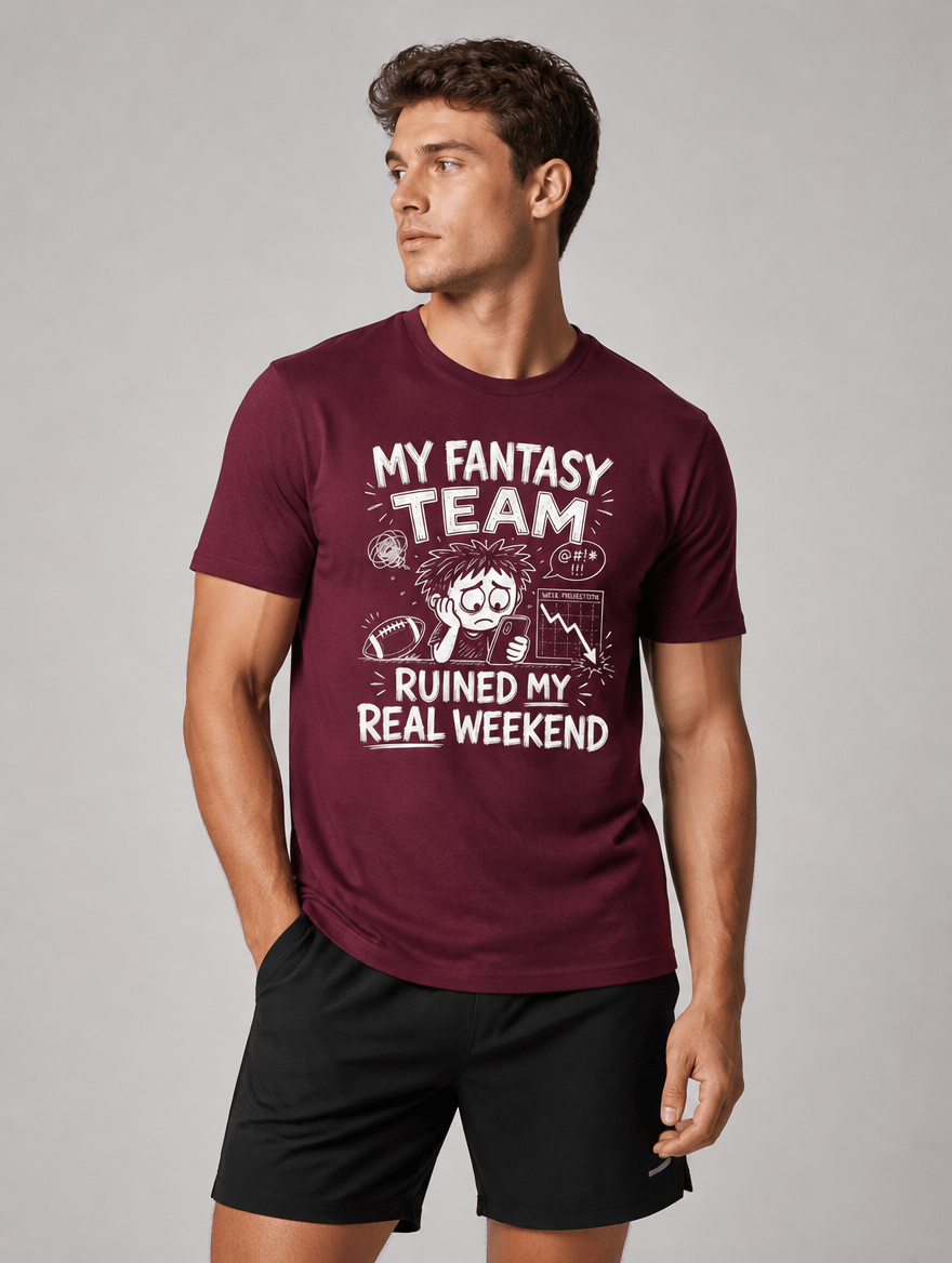 T-Shirt "MY FANTASY" – Football Streetwear S–5XL | Black Ursus - Streetwear - size_range | Black Ursus