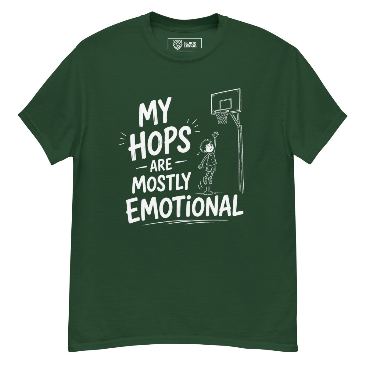 T-Shirt "MY HOPS" – Basketball Streetwear S–5XL | Black Ursus - Streetwear - size_range | Black Ursus