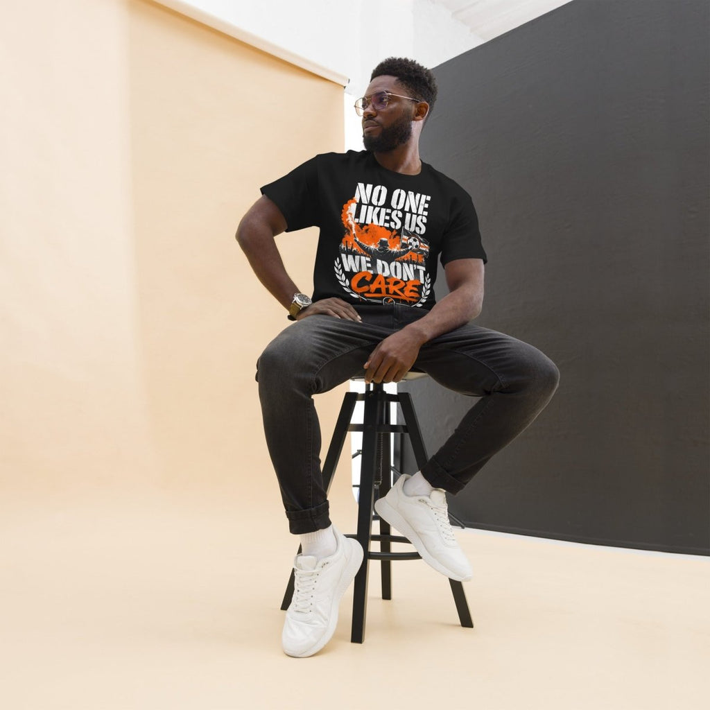 T-Shirt "NO ONE LIKES US" – Fußball & Fankurve S–5XL | Black Ursus - Streetwear - size_range | Black Ursus