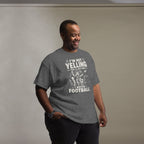 T-Shirt "NOT YELLING" – Football Streetwear S–5XL | Black Ursus - Streetwear - size_range | Black Ursus