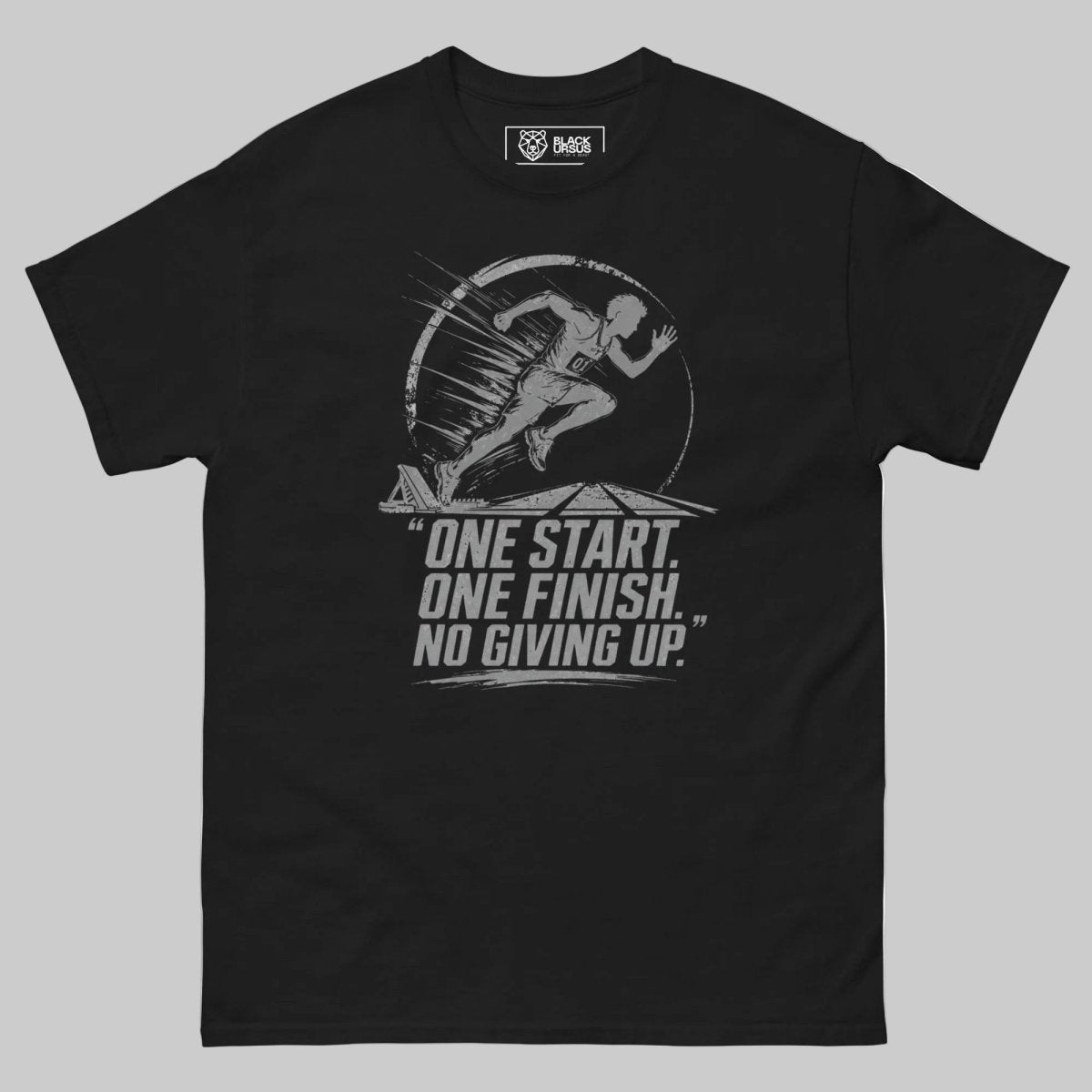 T-Shirt "One Start" – Gym & Bodybuilding S–5XL | Black Ursus - Streetwear - size_range | Black Ursus