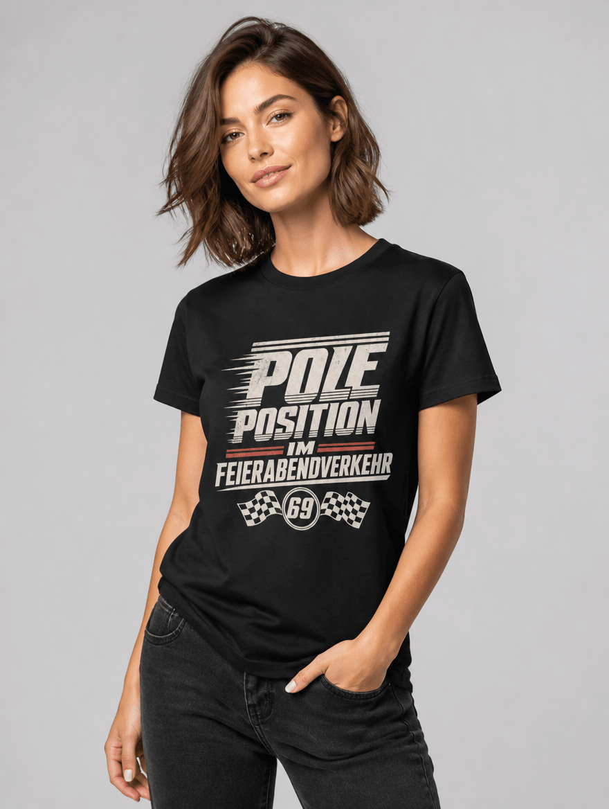T-Shirt "Pole Position" – JDM & Japan Streetwear S–5XL | Black Ursus - Streetwear - size_range | Black Ursus
