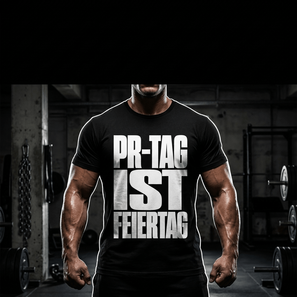 T-Shirt "PR-Tag Ist Feiertag" – Gym & Bodybuilding S–5XL | Black Ursus - Streetwear - size_range | Black Ursus