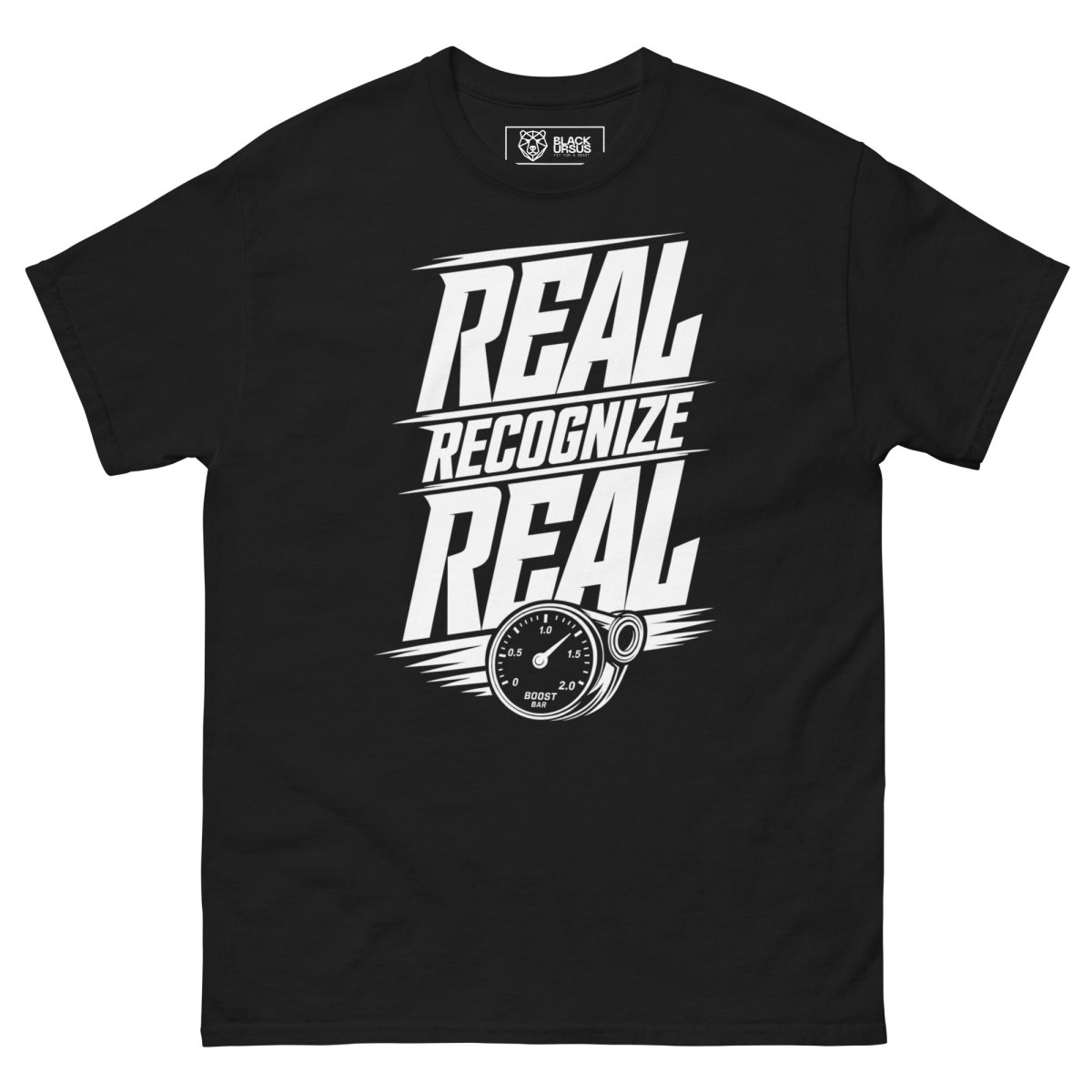 T-Shirt Real Recognize - Streetwear - size_range | Black Ursus