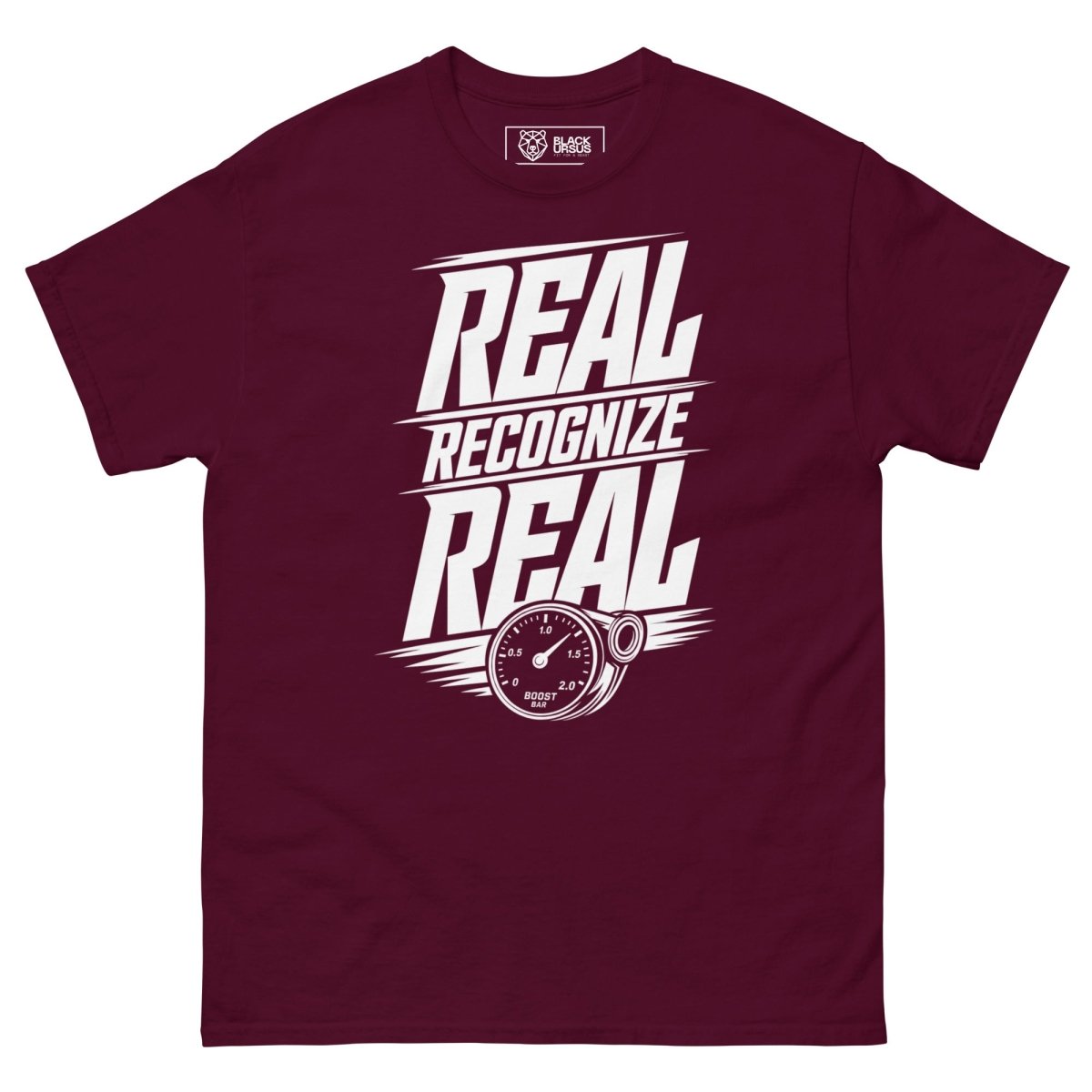 T-Shirt Real Recognize - Streetwear - size_range | Black Ursus