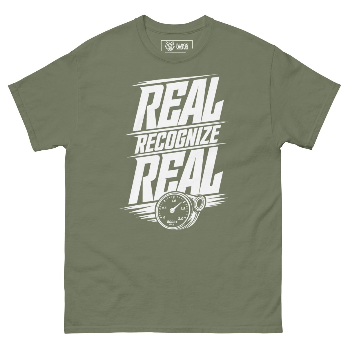 T-Shirt Real Recognize - Streetwear - size_range | Black Ursus