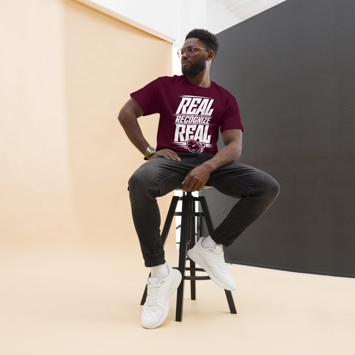 T-Shirt Real Recognize - Streetwear - size_range | Black Ursus