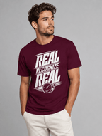 T-Shirt "Real Recognize" – Urban Streetwear S–5XL | Black Ursus - Streetwear - size_range | Black Ursus