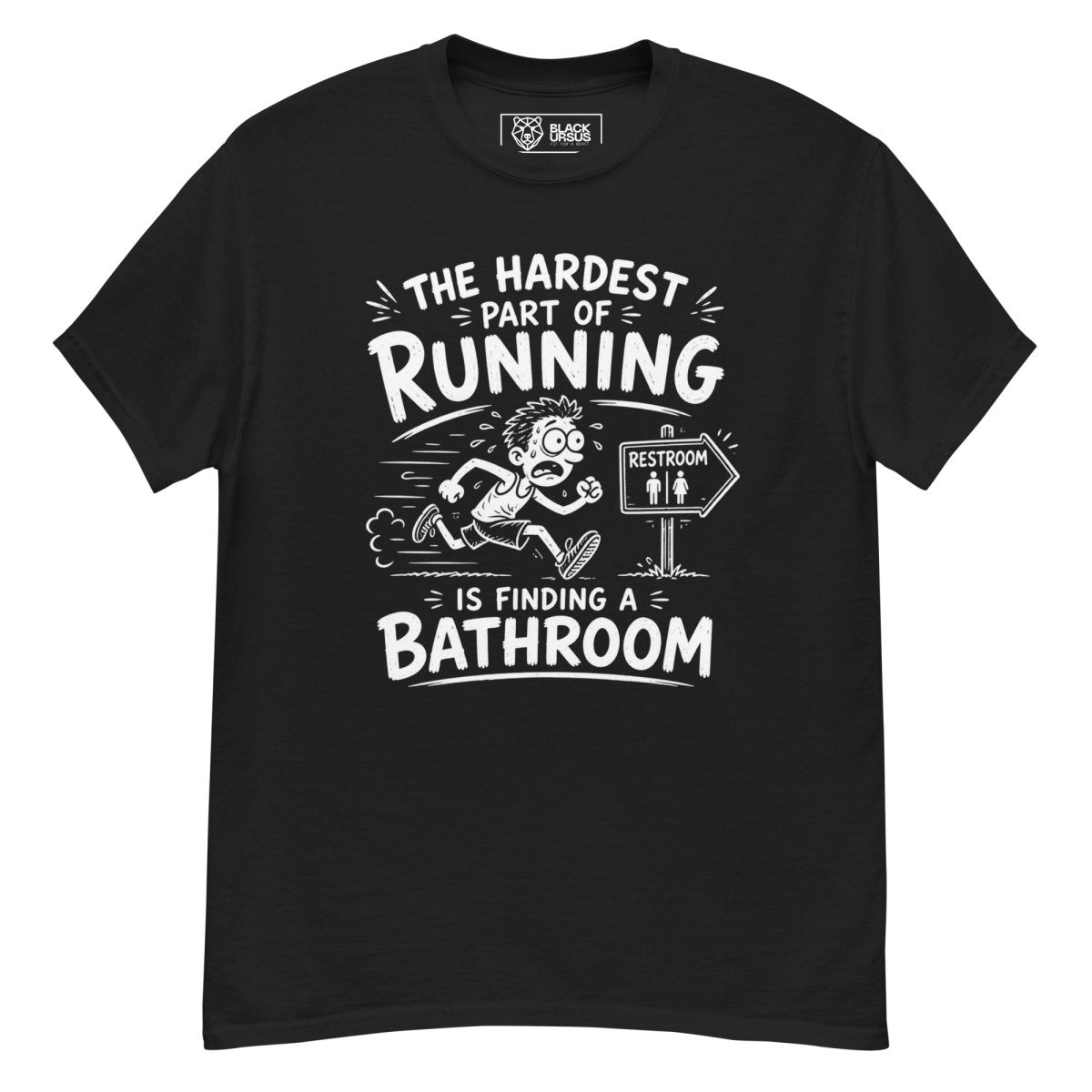 T-Shirt "RUNNING" – Running & Laufen S–5XL | Black Ursus - Streetwear - size_range | Black Ursus