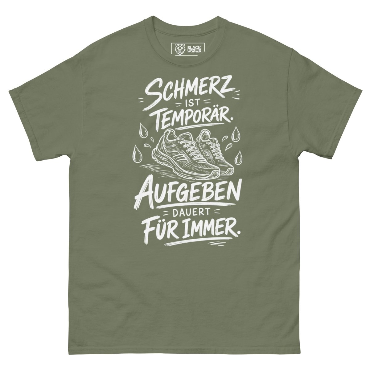 T-Shirt "Schmerz" – Gym & Bodybuilding S–5XL | Black Ursus - Streetwear - size_range | Black Ursus
