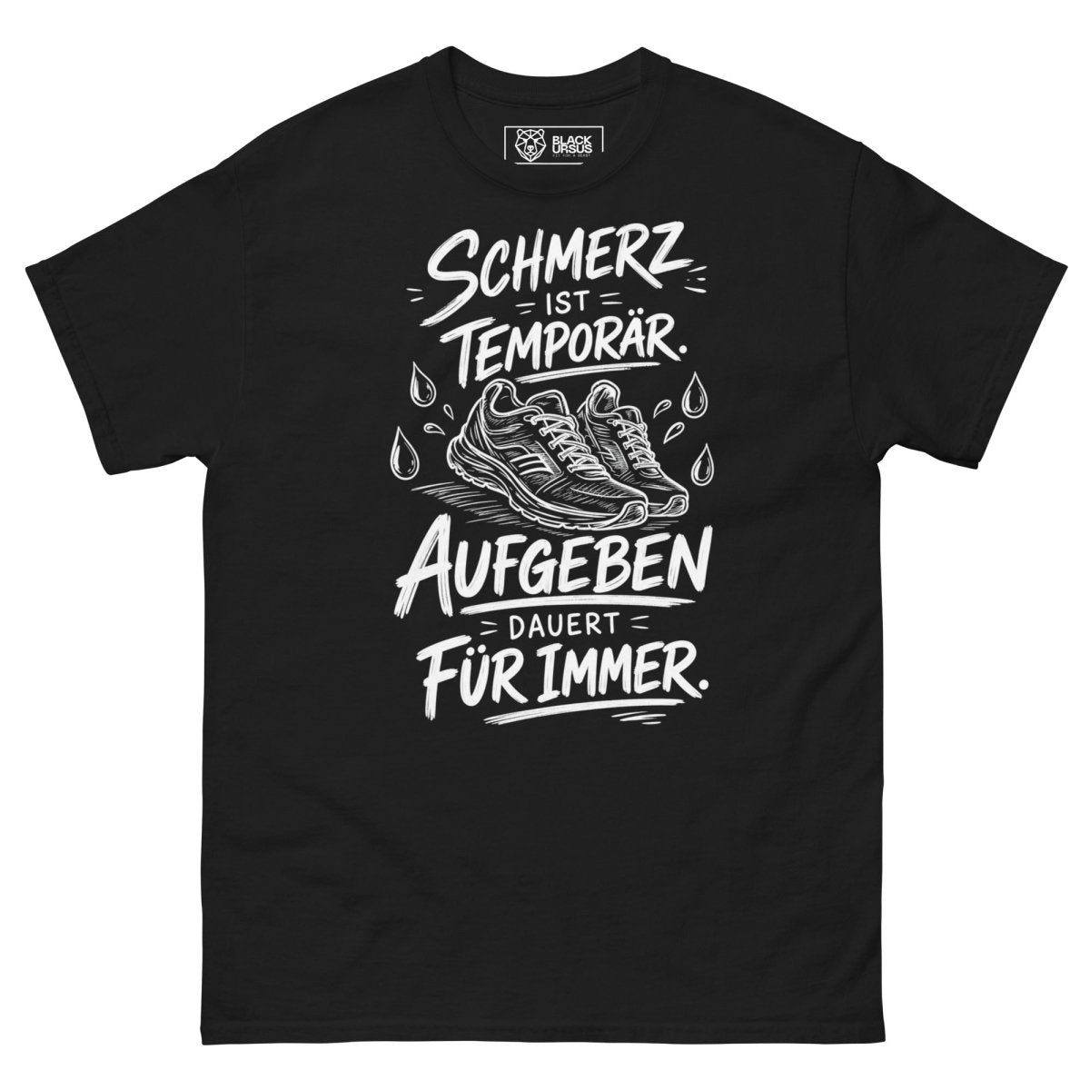 T-Shirt Schmerz Flatlay