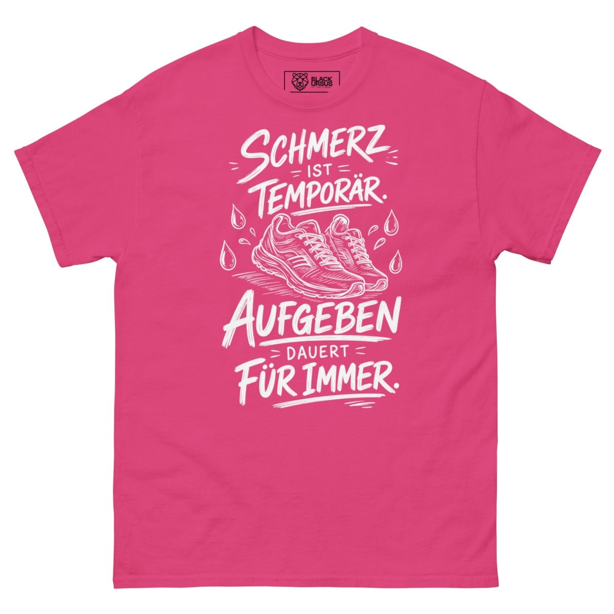 T-Shirt "Schmerz" – Gym & Bodybuilding S–5XL | Black Ursus - Streetwear - size_range | Black Ursus