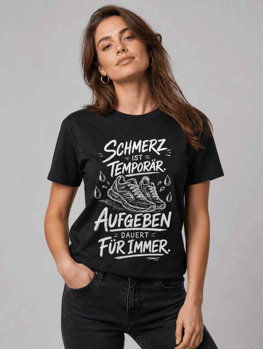 T-Shirt "Schmerz" – Gym & Bodybuilding S–5XL | Black Ursus - Streetwear - size_range | Black Ursus