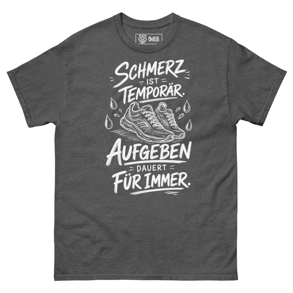 T-Shirt "Schmerz" – Gym & Bodybuilding S–5XL | Black Ursus - Streetwear - size_range | Black Ursus