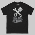 T-Shirt "Self Built" – Gym & Bodybuilding S–5XL | Black Ursus - Streetwear - size_range | Black Ursus