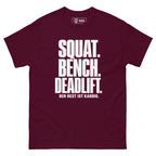 T-Shirt "Squat. Bench. Deadlift." – Gym & Bodybuilding S–5XL | Black Ursus - Streetwear - size_range | Black Ursus