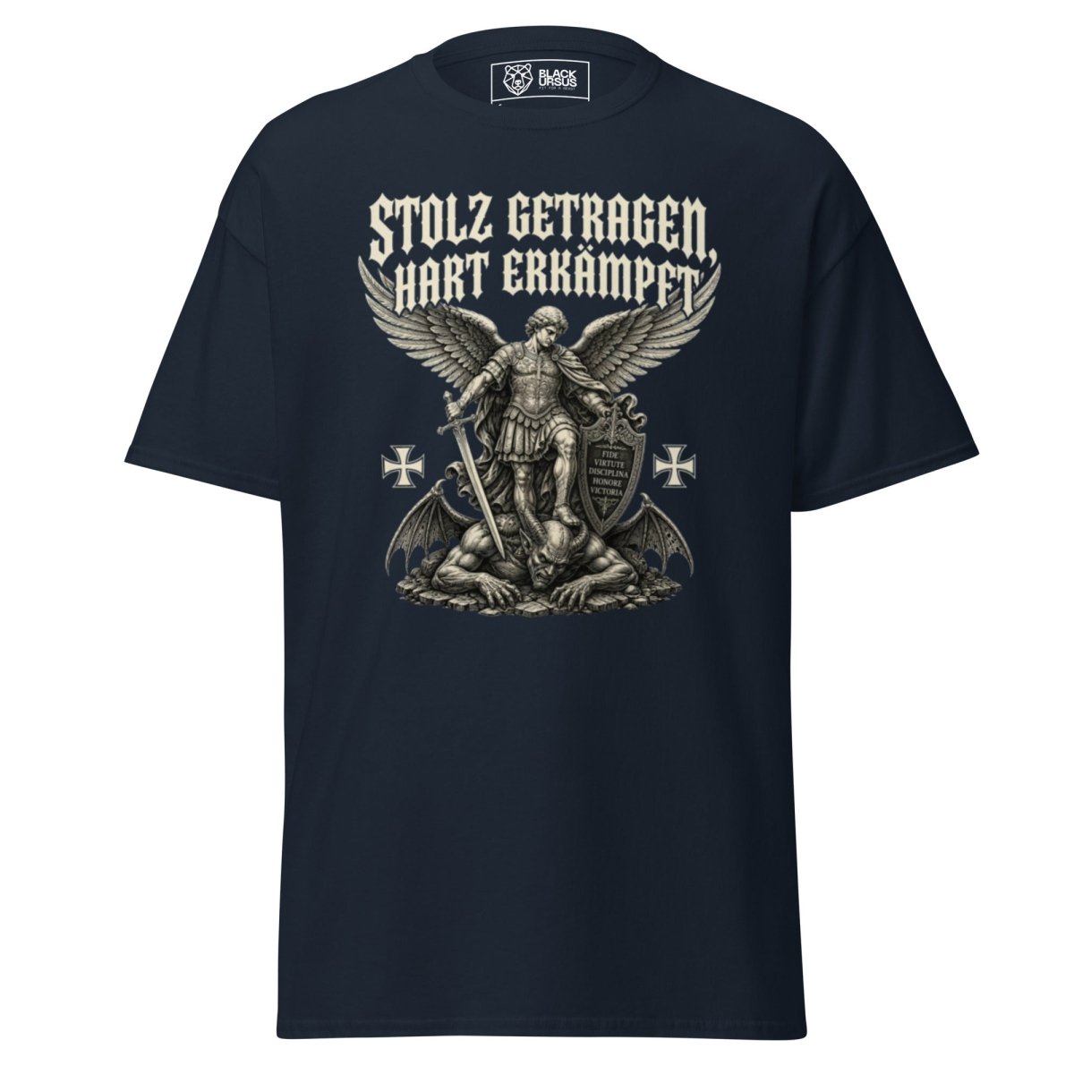T-Shirt "STOLZ GETRAGEN, HART ERKÄMPFT" – BJJ & Jiu-Jitsu S–5XL | Black Ursus - Streetwear - size_range | Black Ursus