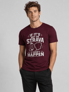 T-Shirt "STRAVA" – Running & Laufen S–5XL | Black Ursus - Streetwear - size_range | Black Ursus