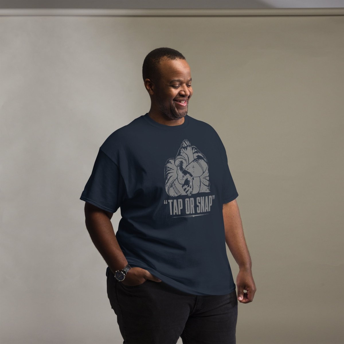 T-Shirt "Tap or Snap" – BJJ & Jiu-Jitsu S–5XL | Black Ursus - Streetwear - size_range | Black Ursus