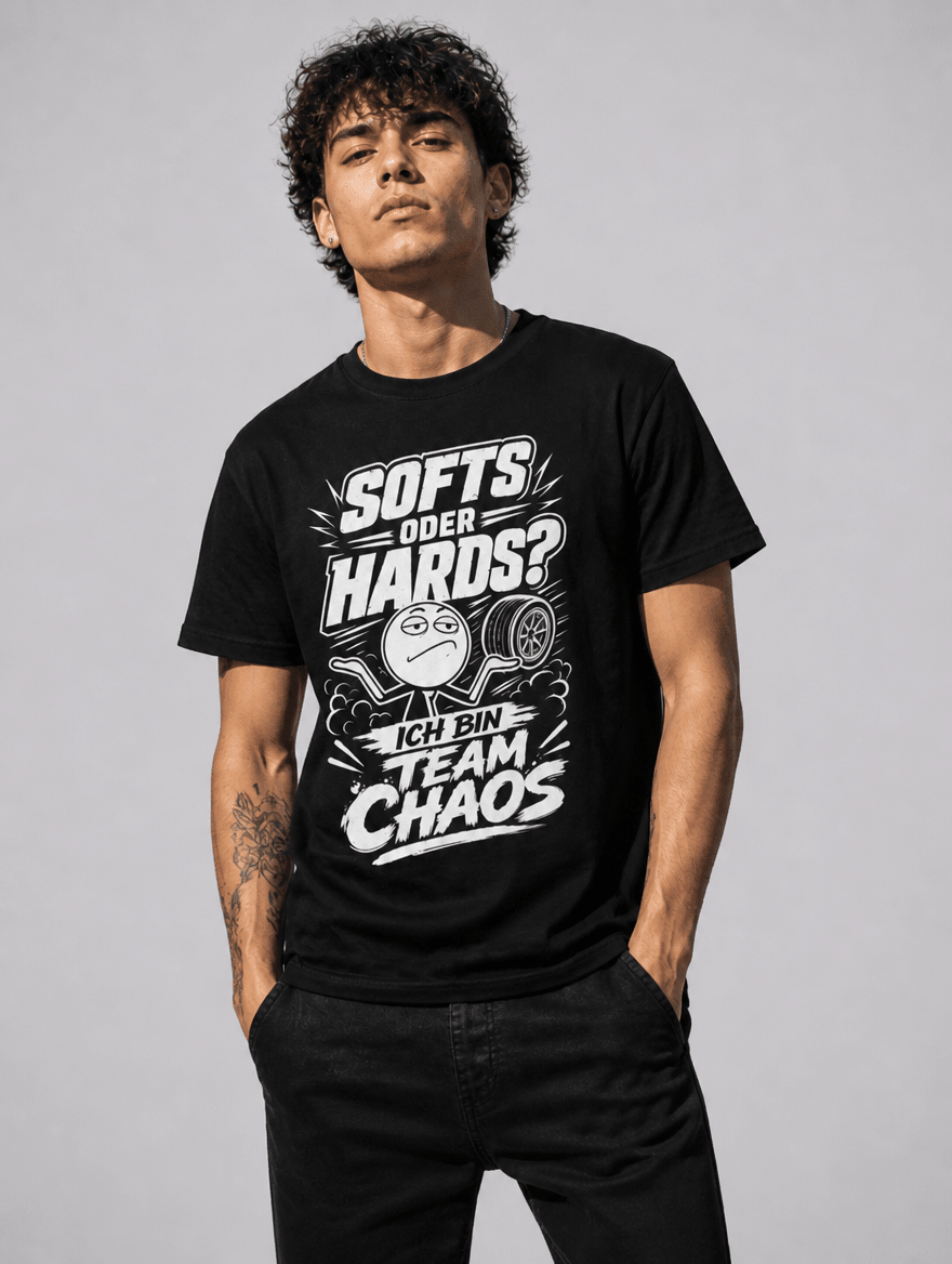 T-Shirt "Team Chaos" – Urban Streetwear S–5XL | Black Ursus - Streetwear - size_range | Black Ursus