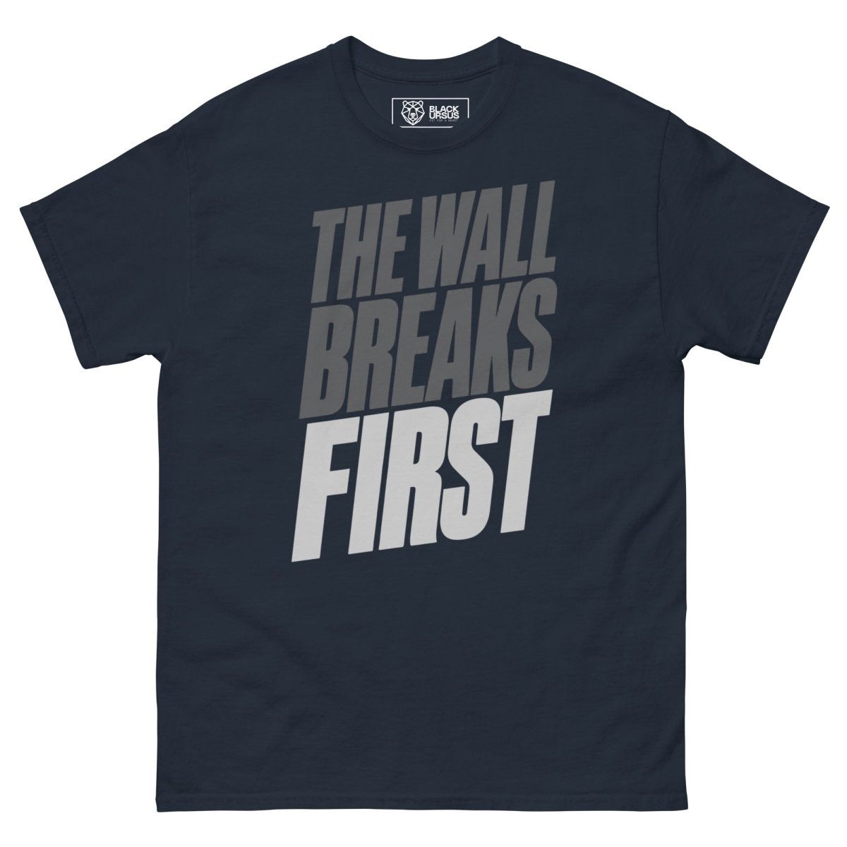 T-Shirt "The Wall" – Gym & Bodybuilding S–5XL | Black Ursus - Streetwear - size_range | Black Ursus