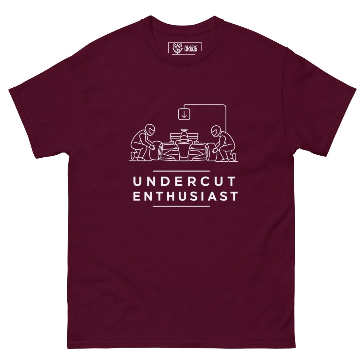 T-Shirt Undercut Flatlay