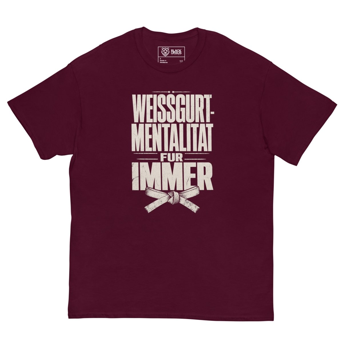 T-Shirt "WEISSGURT-MENTALITÄT" – BJJ & Jiu-Jitsu S–5XL | Black Ursus - Streetwear - size_range | Black Ursus