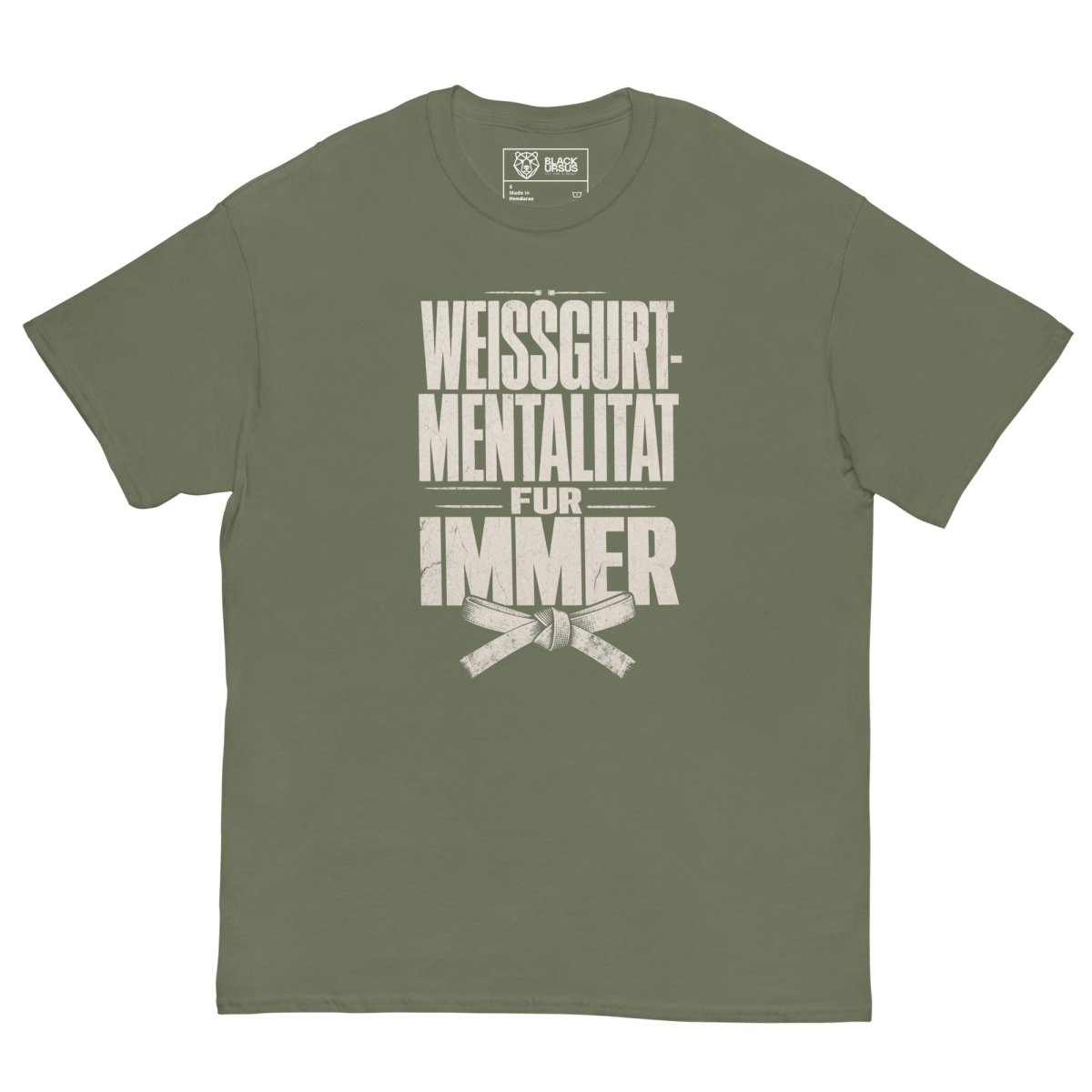 T-Shirt "WEISSGURT-MENTALITÄT" – BJJ & Jiu-Jitsu S–5XL | Black Ursus - Streetwear - size_range | Black Ursus