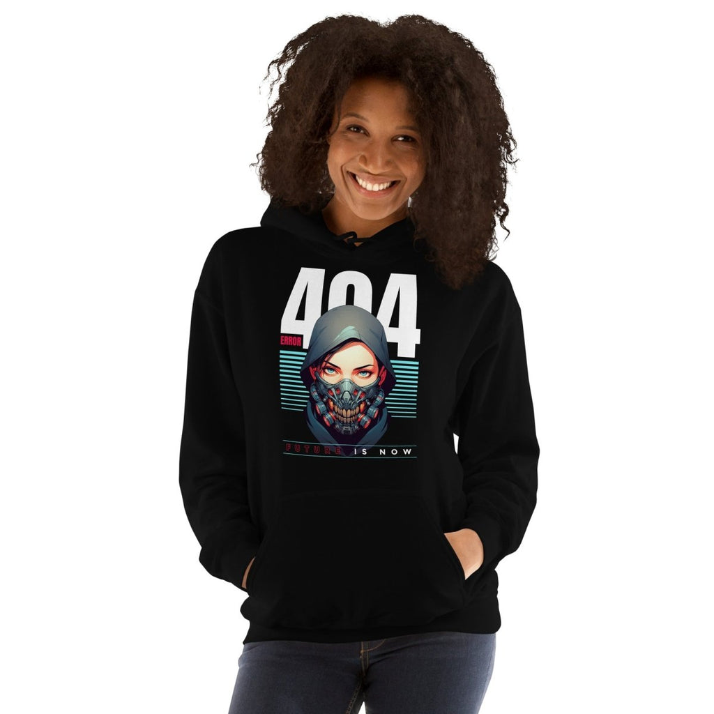 Unisex Hoodie "404" - Streetwear - size_range | Black Ursus
