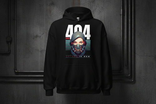 Unisex Hoodie "404" - Streetwear - size_range | Black Ursus