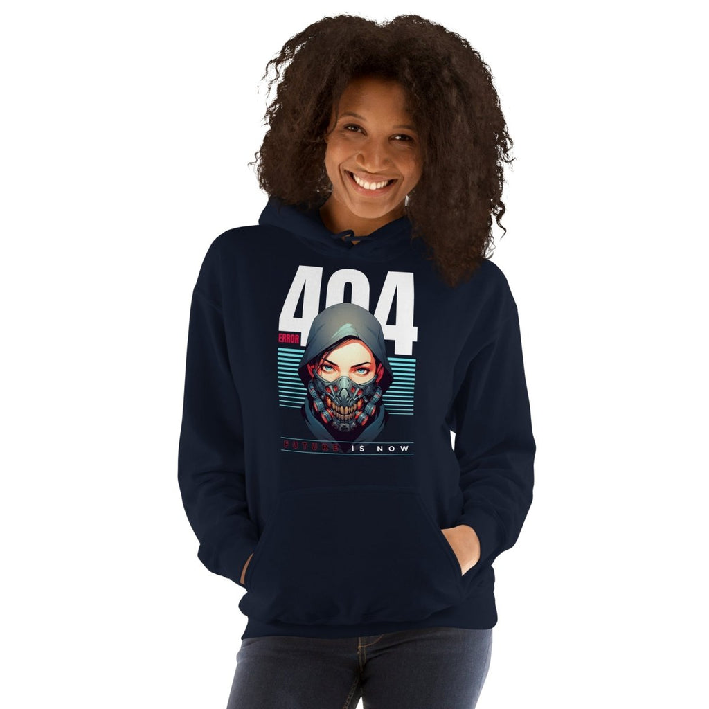 Unisex Hoodie "404" - Streetwear - size_range | Black Ursus