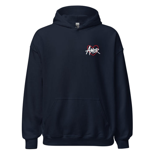 Unisex Hoodie "AMOR" - Streetwear - size_range | Black Ursus