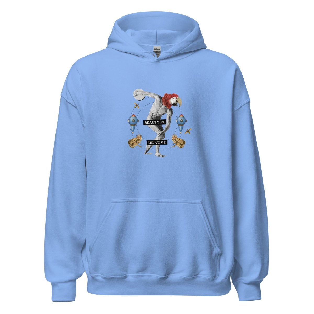 Unisex Hoodie „Beauty is relative“ - Streetwear - size_range | Black Ursus