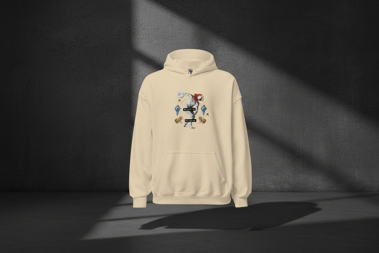 Unisex Hoodie „Beauty is relative“ - Streetwear - size_range | Black Ursus