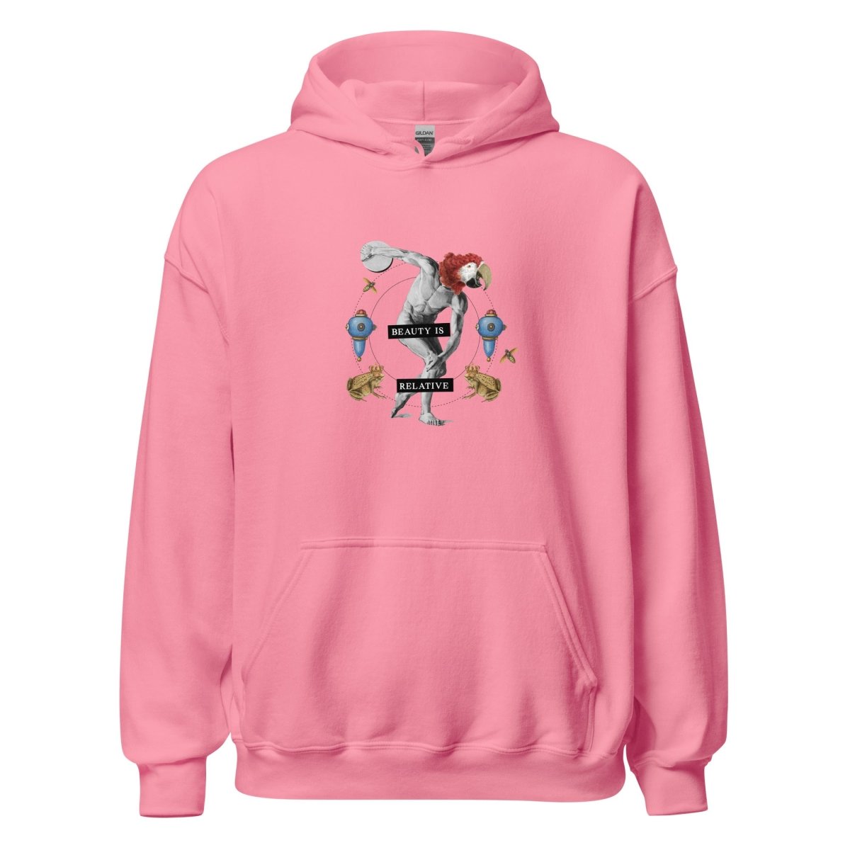 Unisex Hoodie „Beauty is relative“ - Streetwear - size_range | Black Ursus