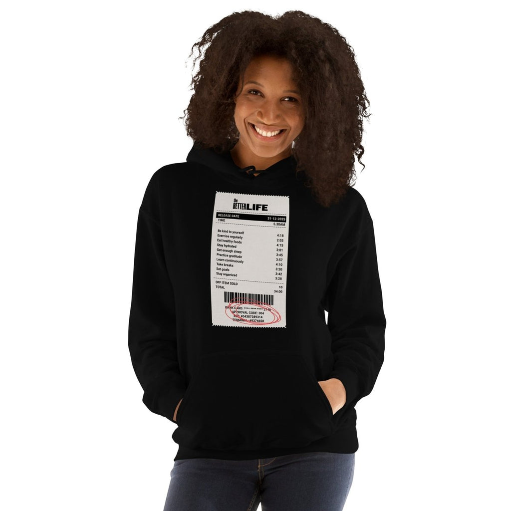 Unisex Hoodie "Better Life" - Black Ursus | Urban Streetwear