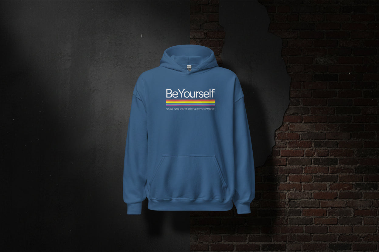 Unisex Hoodie "BeYourself" - Streetwear - size_range | Black Ursus