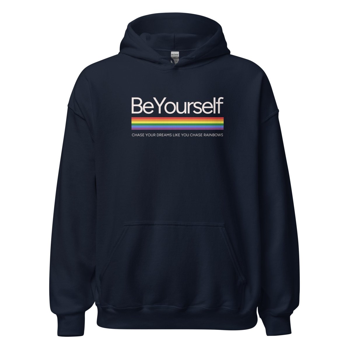 Unisex Hoodie "BeYourself" - Streetwear - size_range | Black Ursus