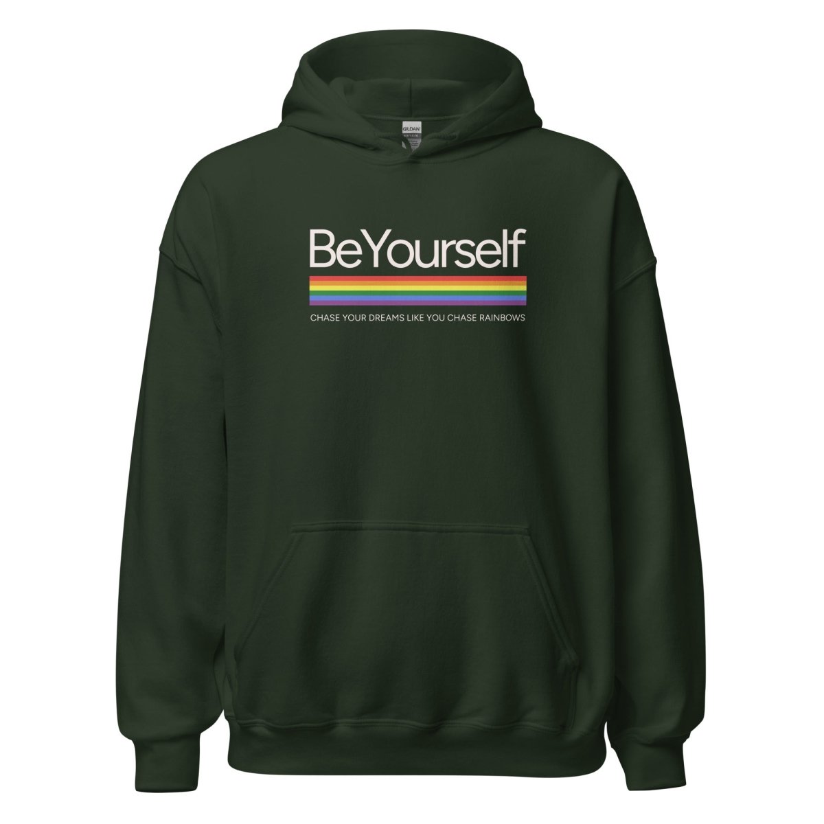 Unisex Hoodie "BeYourself" - Streetwear - size_range | Black Ursus