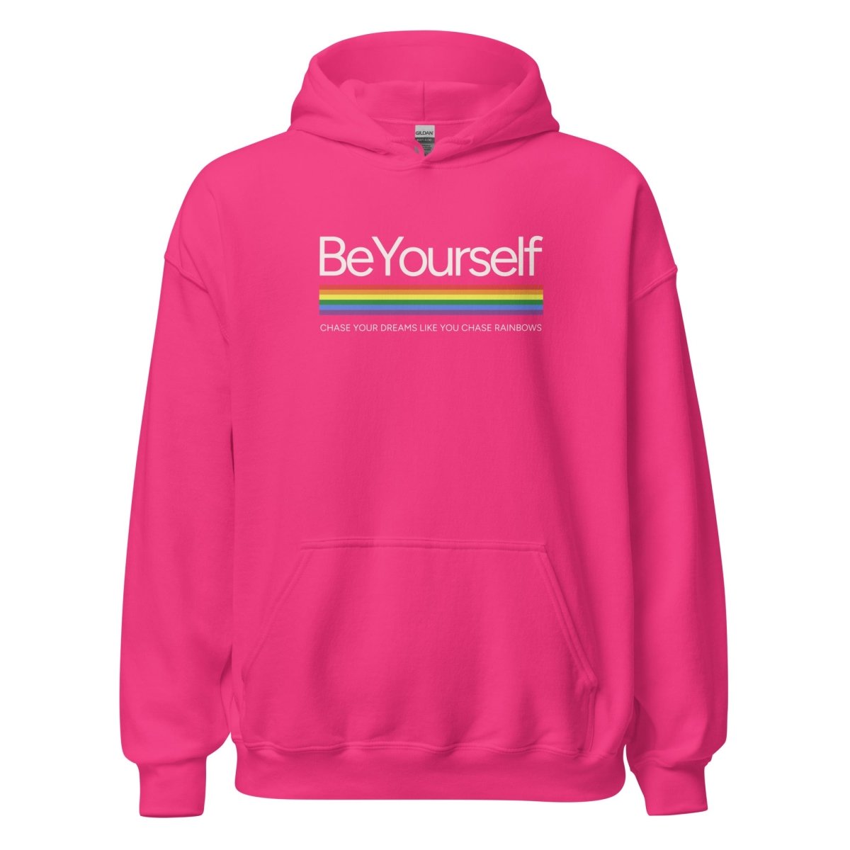 Unisex Hoodie "BeYourself" - Streetwear - size_range | Black Ursus