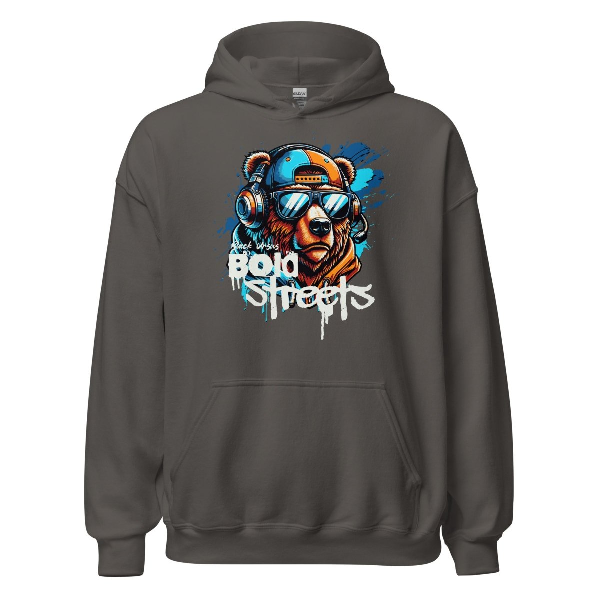Unisex Hoodie " Bold Streets" - Black Ursus | Urban Streetwear