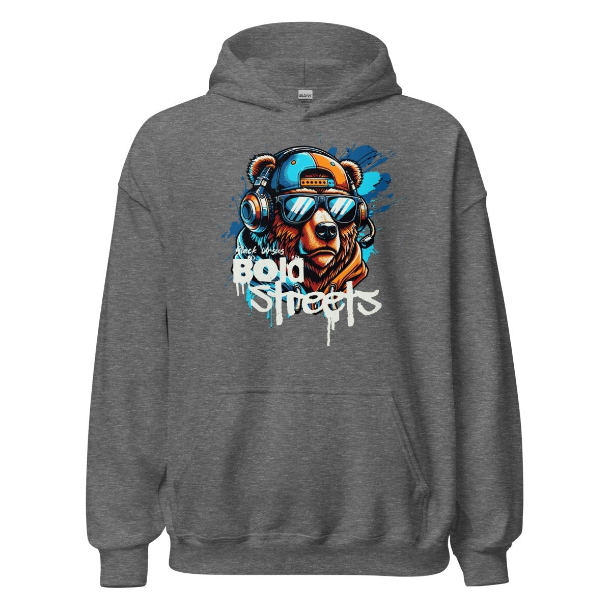 Unisex Hoodie " Bold Streets" - Black Ursus | Urban Streetwear