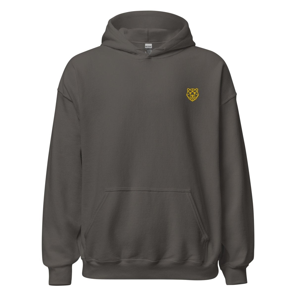 Unisex Hoodie "Brooklyn" mit hochwertigem Logo Stick in Farbe Gold - Black Ursus | Urban Streetwear