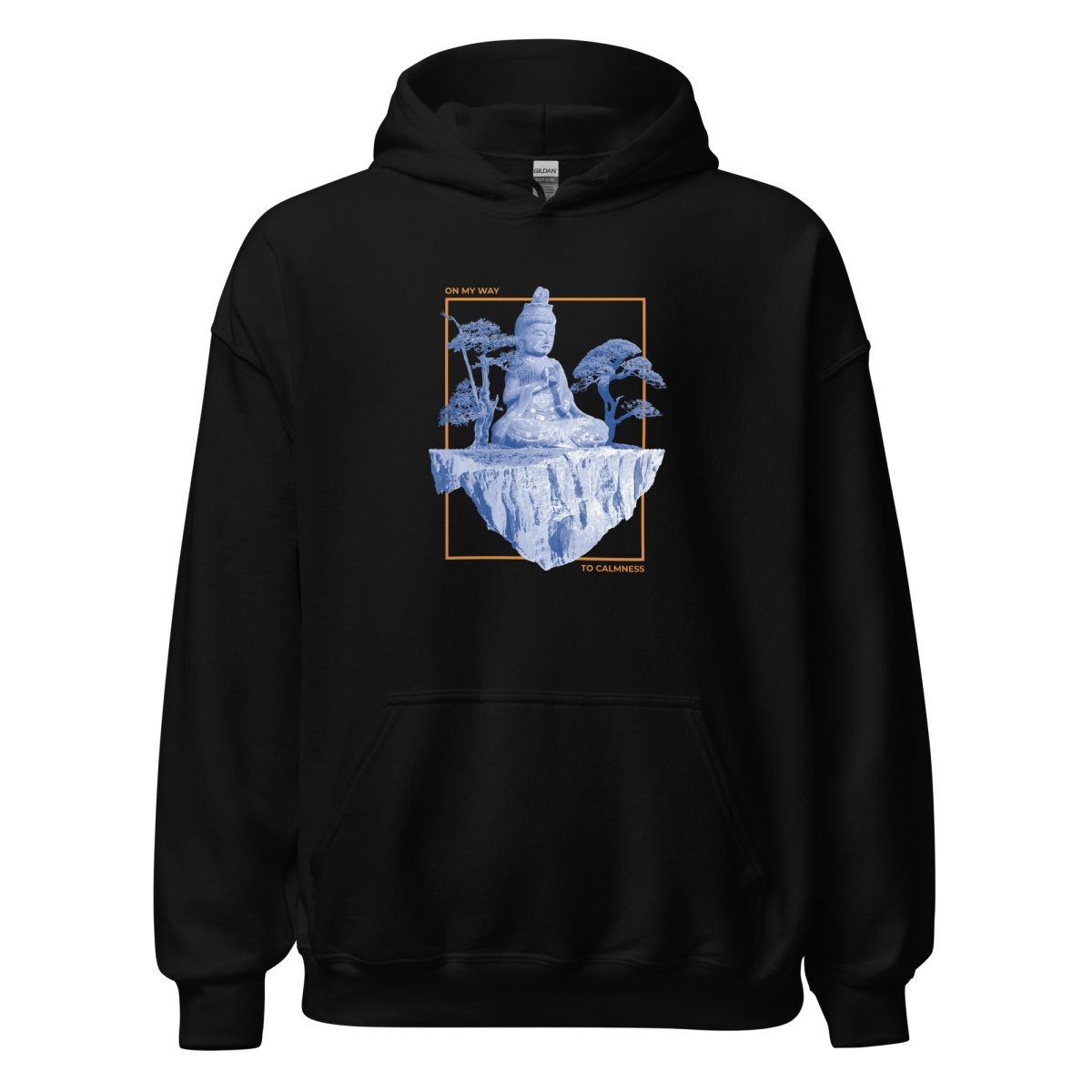 Unisex Hoodie „Calmness“ - Streetwear - size_range | Black Ursus