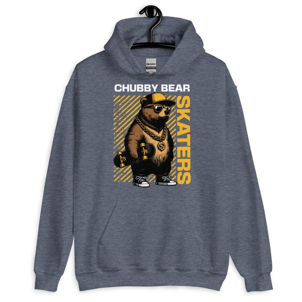 Unisex Hoodie "Chubby Bear" - Black Ursus | Urban Streetwear