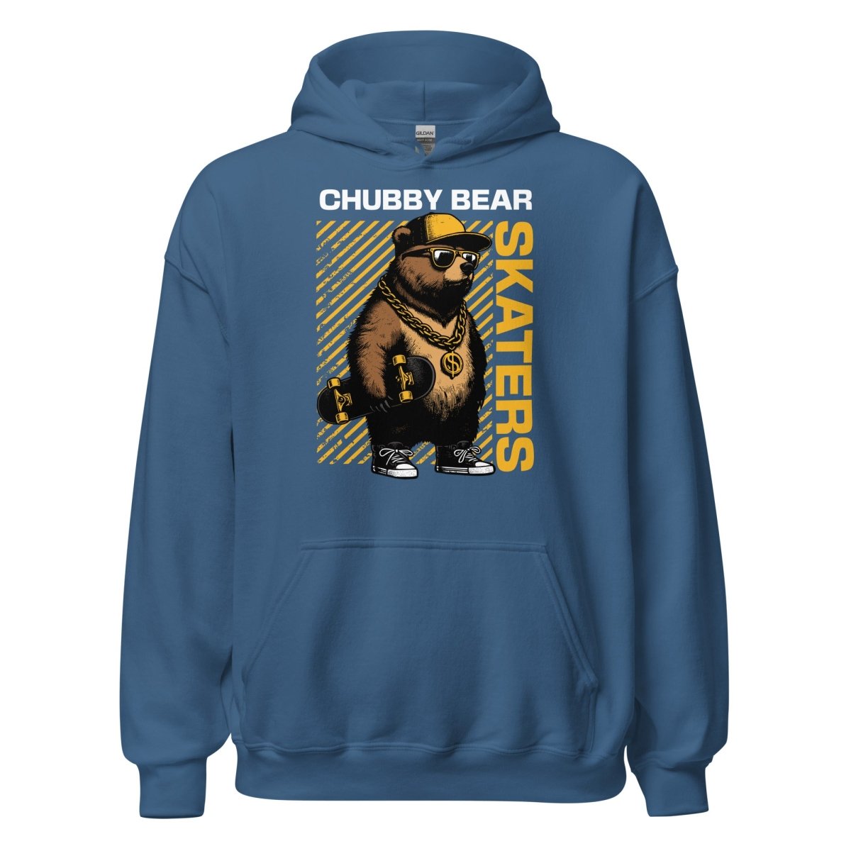 Unisex Hoodie "Chubby Bear" - Black Ursus | Urban Streetwear