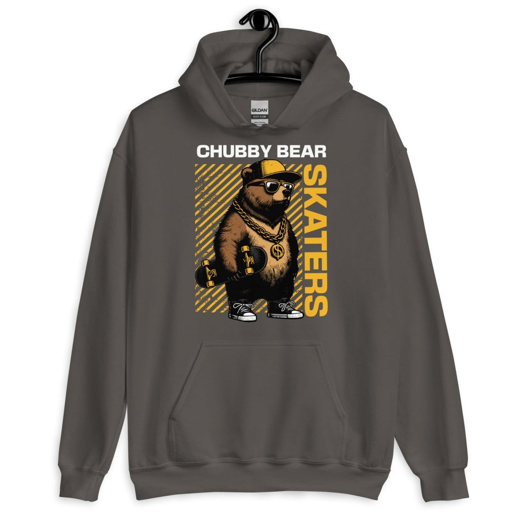 Unisex Hoodie "Chubby Bear" - Black Ursus | Urban Streetwear