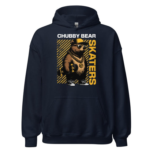 Unisex Hoodie "Chubby Bear" - Streetwear - size_range | Black Ursus