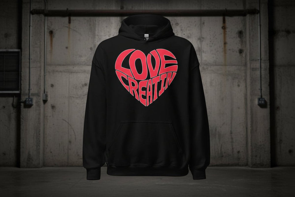 Unisex - Hoodie "Creatin" - Streetwear - size_range | Black Ursus