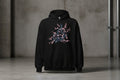 Unisex - Hoodie "CYBER FLOWER" - Streetwear - size_range | Black Ursus